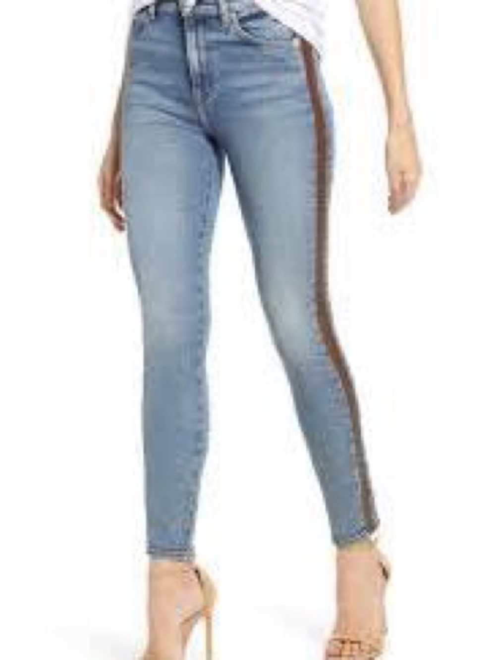 7 forAll Mankind Luxe, vintage skinny high-rise ankle, 26